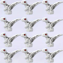 12pcs Mini Dinosaur Model Toys Building Block DIY Animal Christmas Gift