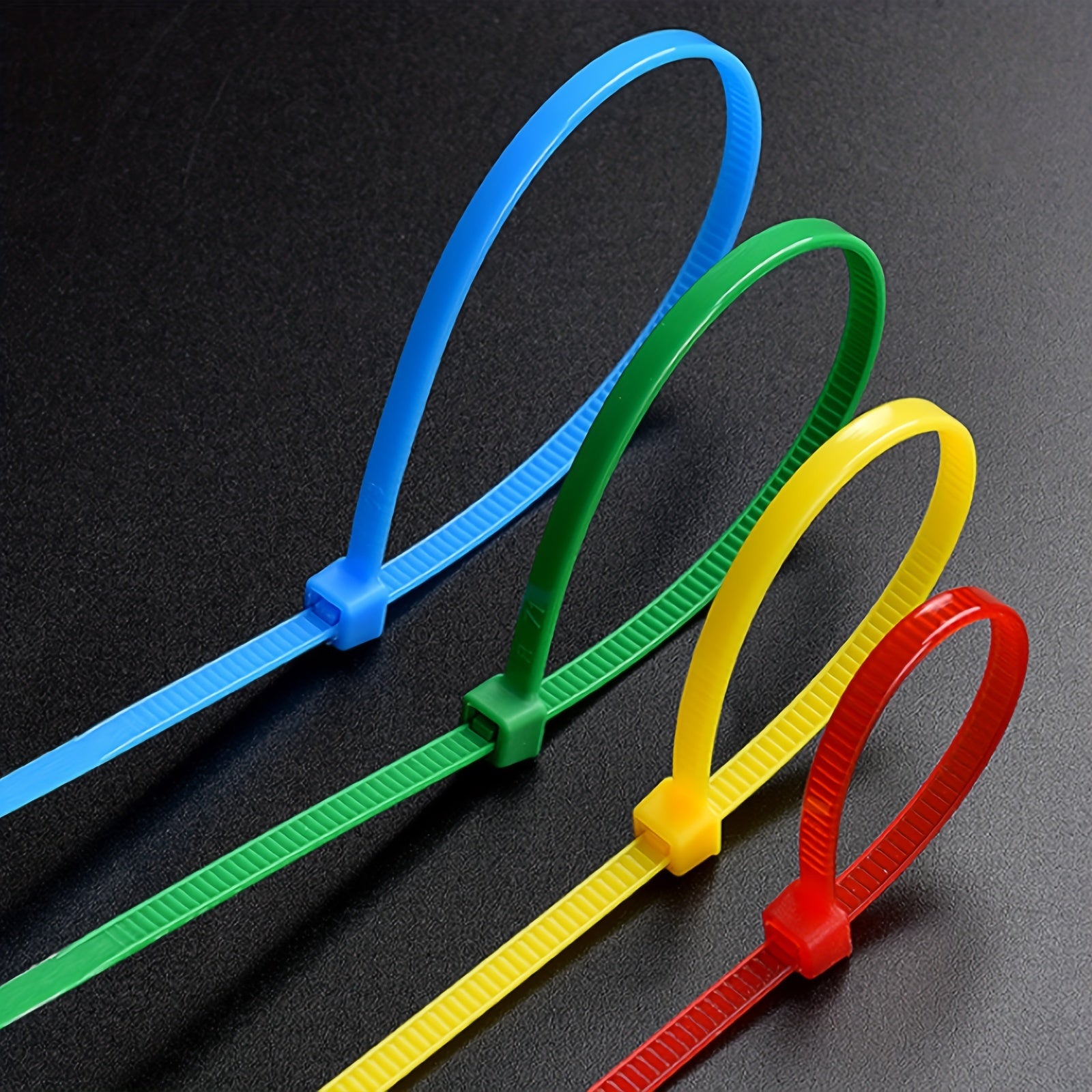 100pcs Colorful Self Locking Nylon Ties for Wire Management