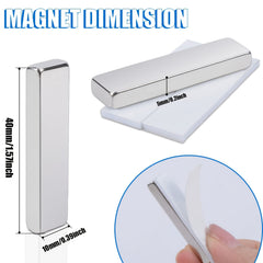 14pcs Neodymium Magnets Heavy Duty Rare Earth Rectangular Bars 40x10x5mm
