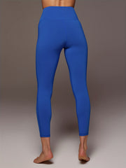 Sports Leggings Crisscross Wide Waistband Tummy Control Yoga Pants
