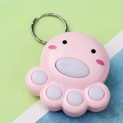 Octopus Cat Paw Memory Game Machine Keychain - Gift