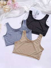 3-Piece Plus Size Crop Sleepwear Set