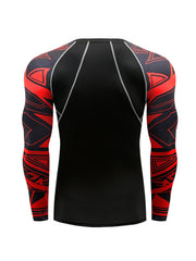 Quick Dry Men's Sports Suit Long Sleeve Fitness T Shirt