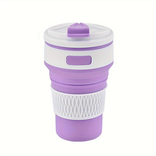 Portable Silicone Coffee Cup for Outdoor Camping and Picnic