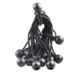 6pcs Plastic Ball Ropes Outdoor Tent Fixed Ball Rope Elastic Strap