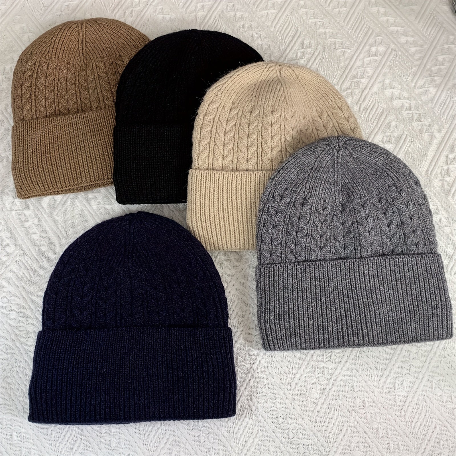 Winter Knitted Hat Ear Protection Beanie Hat Men & Women