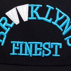 Letter Embroidery Snapback Hat Red Unisex Baseball Cap
