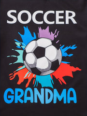 Boys Soccer Graphic T-shirt & Plaid Shorts Set