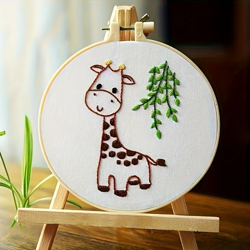 3D Embroidery Kit Animals DIY Cross Stitch Set