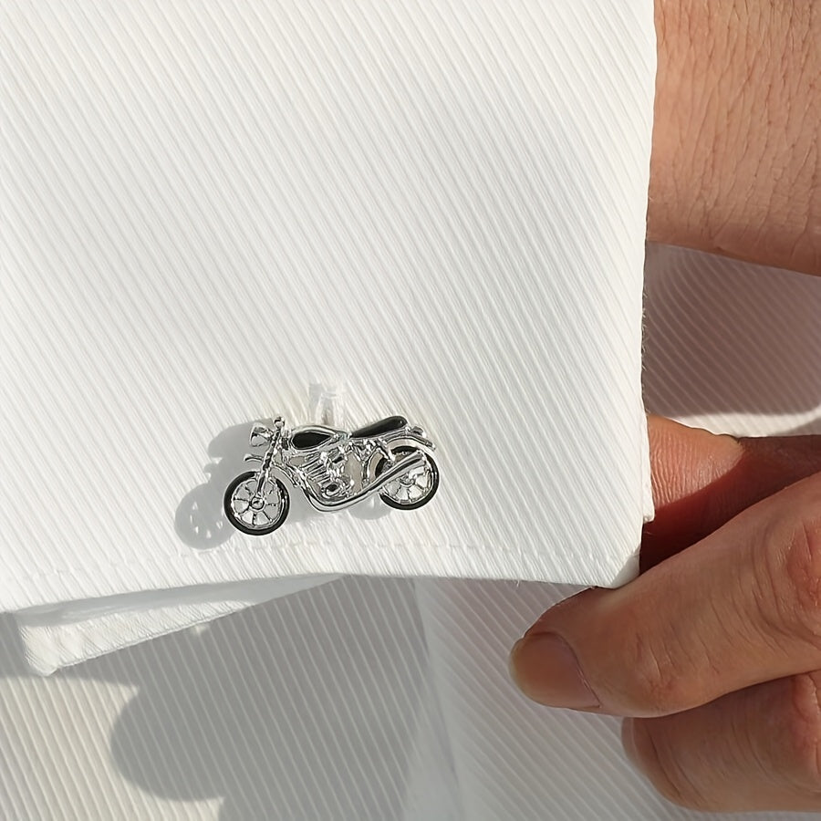 Men's Motorcycle Cufflinks French Shirt Cuff Buckles