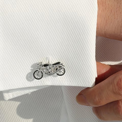 Men's Motorcycle Cufflinks French Shirt Cuff Buckles