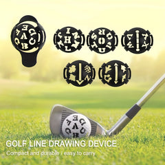 7pcs Golf Ball Liner Drawing Alignment Marker Golf Training Aids