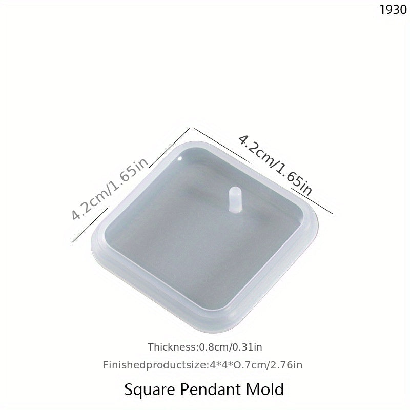 Resin Pendant Casting Silicone Molds Set
