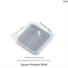 Resin Pendant Casting Silicone Molds Set