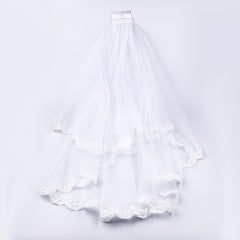 Lace Flower Wedding Veil Bridal Wedding Accessories Jewelry Veil