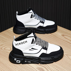 Men's Stylish Skate Shoes Non slip Lace up Shoes