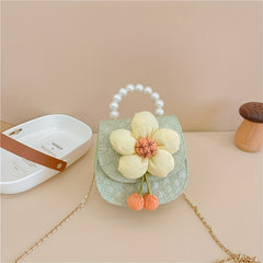 Flower Crossbody Bag Coin Purse Handbag Gift For Kids Girls