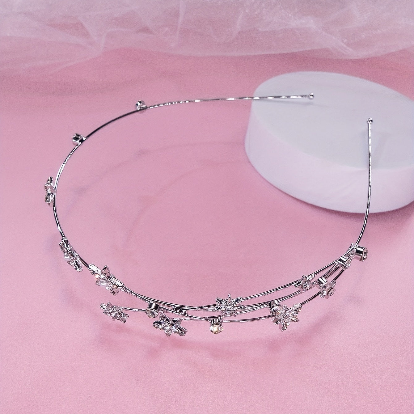 Star Shape Rhinestone Head Hoop Bridal Wedding Hair Accessories
