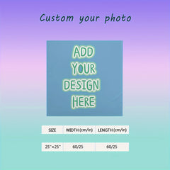 Custom Square Scarf - Personalized Patterns and Text - DIY Designable