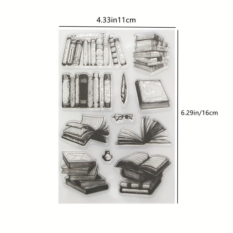 Cartoon Transparent Stamp for Fun Book Decorations