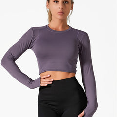 High Impact Long Sleeve Yoga Tee Women's Activewear