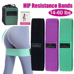 Polyester Squats Hip Training Circle Fitness Resistance Tension Cloth Belt