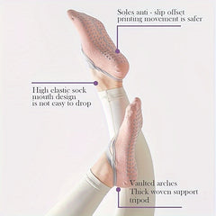 2 Pairs Non slip Yoga Socks Dance Ballet Grip Socks