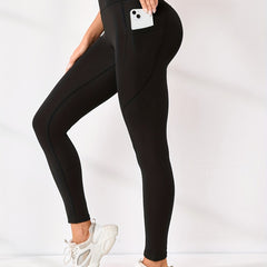 High Waisted Slimming Yoga Pants for Women Stretchy Solid Fitness Leggings
