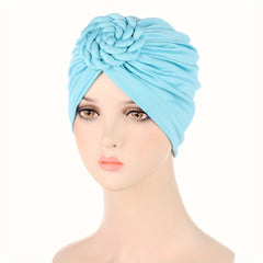 Braided Knot Turban Cap Beanies Ramadan Headwrap Lightweight Head Scarf