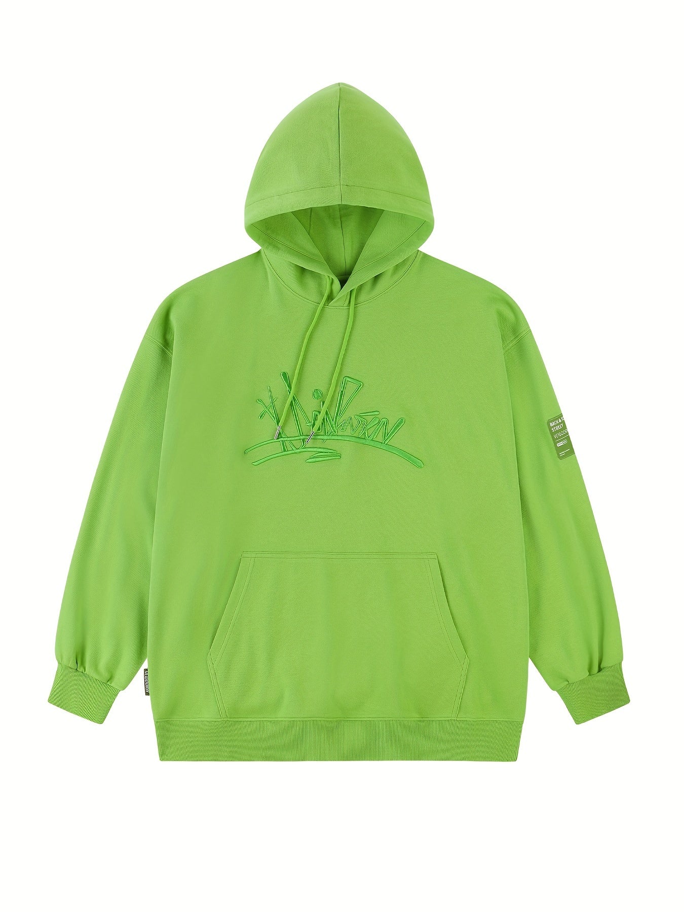 Men's Graphic Pullover Hoodie with Kangaroo Pocket