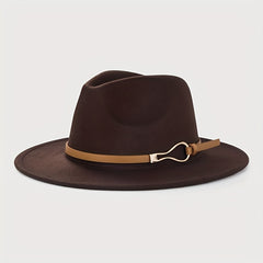Vintage Wide Brim Felt Hat Unisex Sun Hats