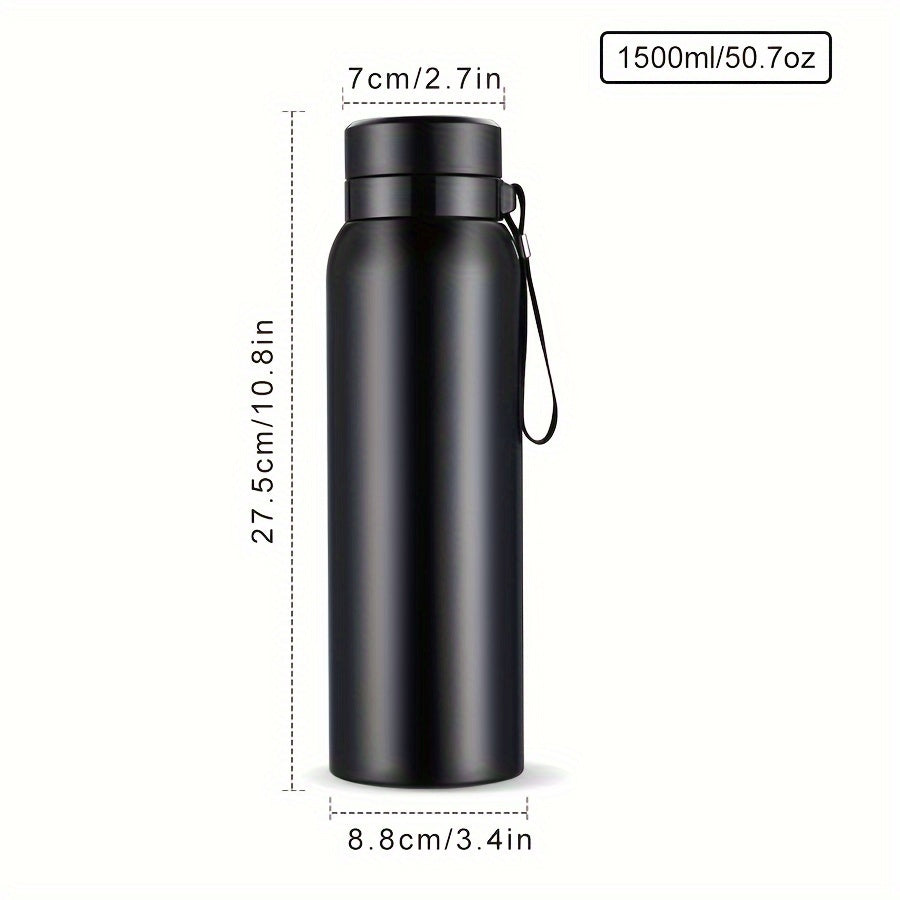 Large Capacity Insulated Stainless Steel Water Cup for Outdoor & Home