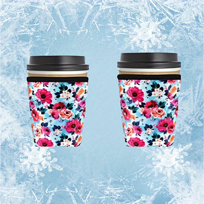 2pcs 18OZ Reusable Coffee Cup Sleeve Heat Preservation Antifreeze Cover