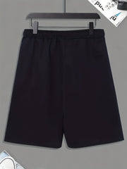Men's Stretch Waist Drawstring Shorts for Summer Beach