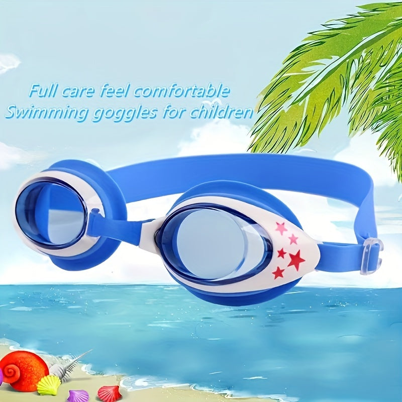 Kids Anti-fog Swimming Goggles HD Waterproof