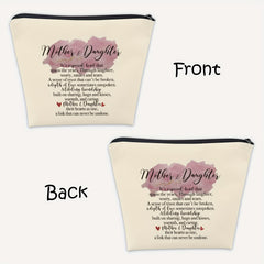 Mother Daughter Cosmetic Bag Makeup Bag Pouch Set
