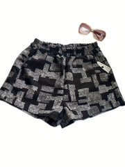 Plaid Hotpants Shorts for Spring & Summer