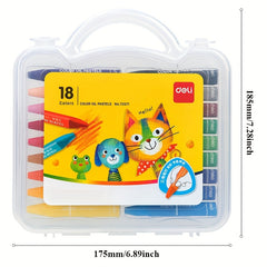 Water Soluble Painting Stick 36 Colors in Clear Case