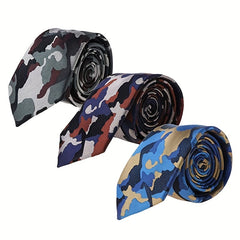 Men's Camouflage Tie Uniform Tie