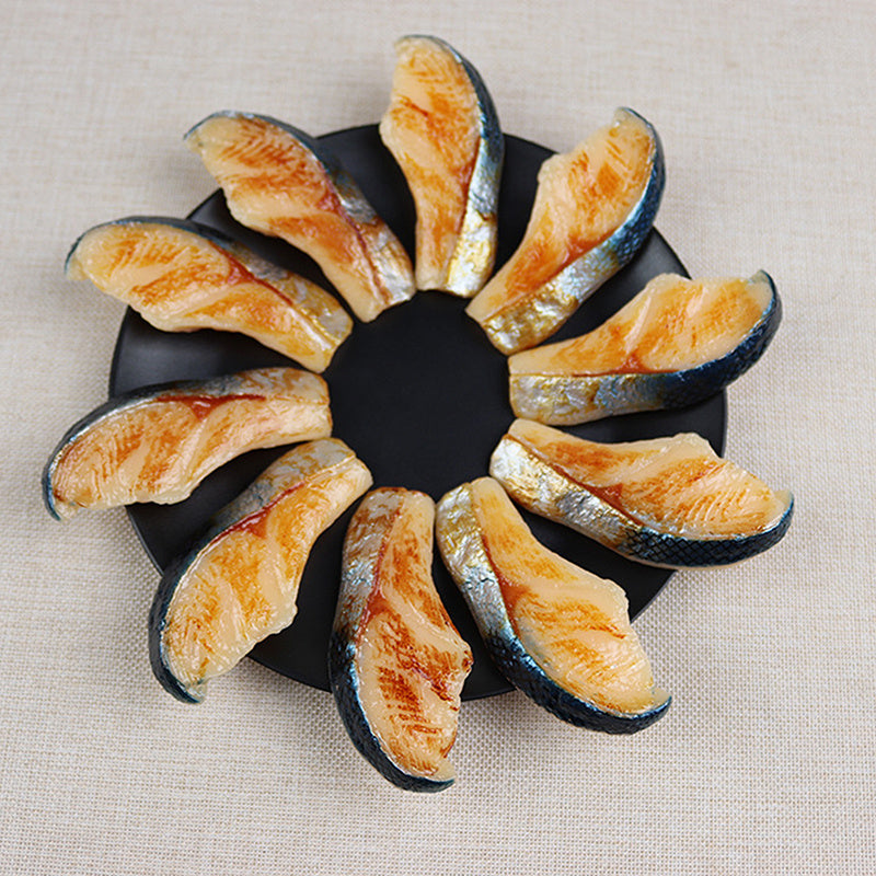 5pcs Realistic BBQ Seafood Pretend Play Food for Home Decor & Outdoor BBQ Props