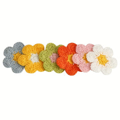 30pcs Flower Embroidery Patches DIY Sewing For Clothes Bags Hat Decoration
