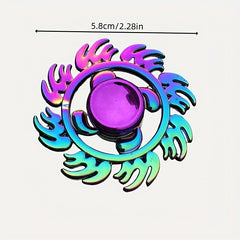Colorful Alloy Metal Fidget Spinner Iridescent Purple Pink Green Golden Spinner