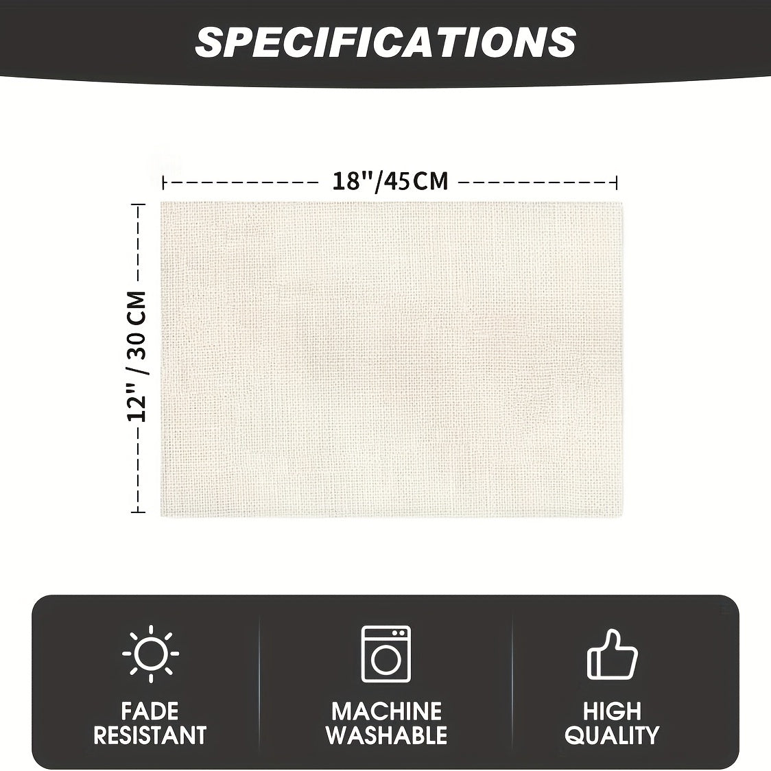 4pcs Fall Series Placemats Cat Maple Leaf Table Cover