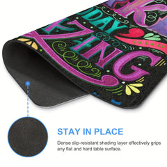Gaming Mouse Pad Non-Slip Rubber Base Waterproof for Computer Laptop Office Home