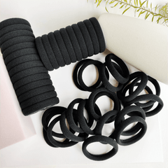 20 Pcs Large Elastic Hair Ties for Women - No Hair Damage - Girls Hair Rope