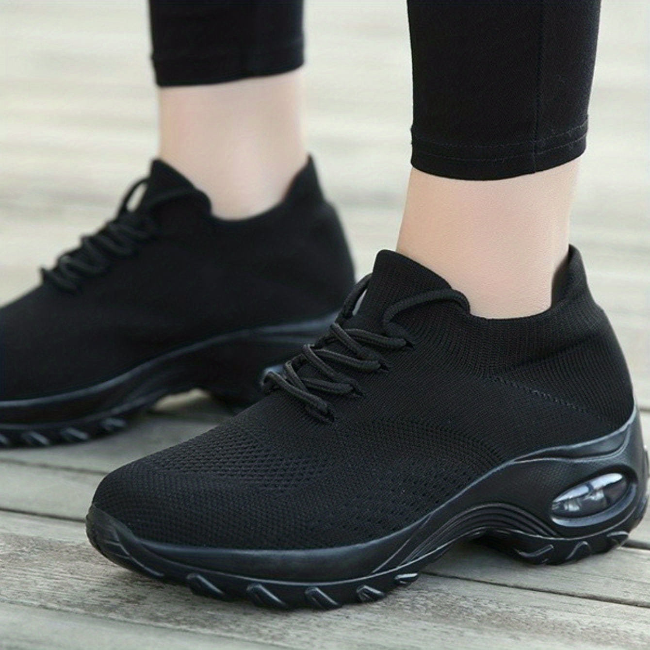 Women's Breathable Chunky Sneakers Air Cushion Shoes