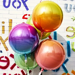 5pcs Gradient Foil Balloons Wedding Birthday Christmas Decor