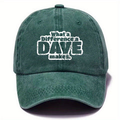 Unisex Distressed Letter Baseball Cap