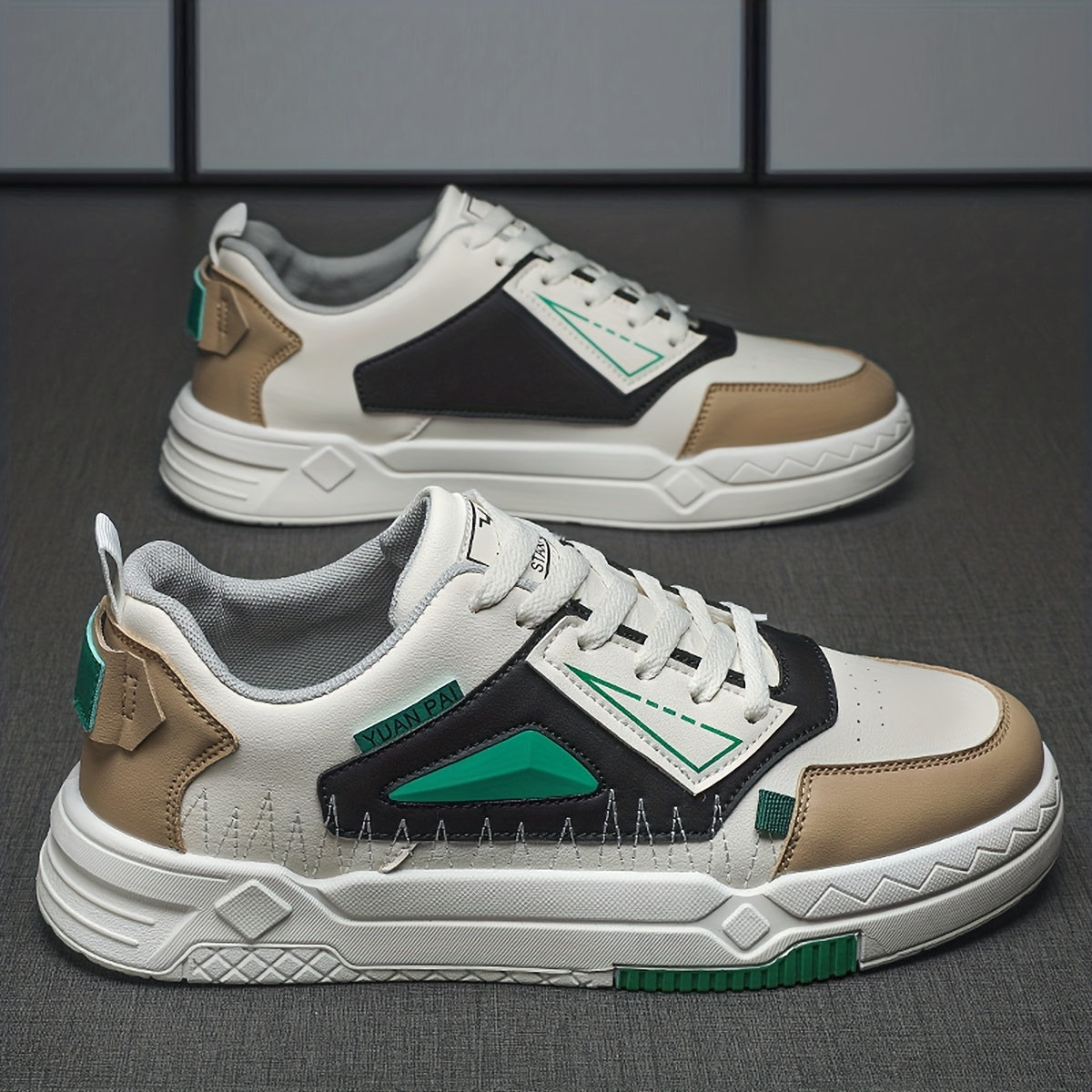 Men's Block Skate Shoes Wear-resistant Non Slip Casual Shoes