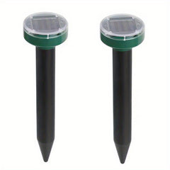 Solar Ultrasonic Circular Ground Penetrating Repellent for Lawn Garden & Yard